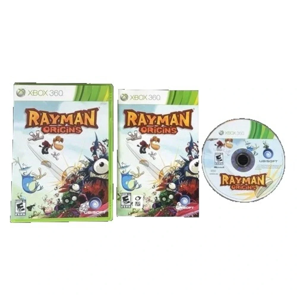 XBOX 360 VIDEO GAME RAYMAN ORIGINS W CASE UBISOFT